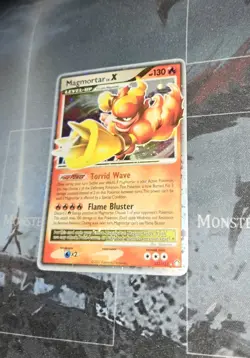 Magmortar Lv.X 123/123 Mysterious Treasures Holo Pokemon LP-NM - Image 3