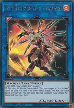 Yugioh! LP Sky Striker Ace - Kagari - MAMA-EN005 - Ultra Rare - 1st Edition Ligh - Image 1