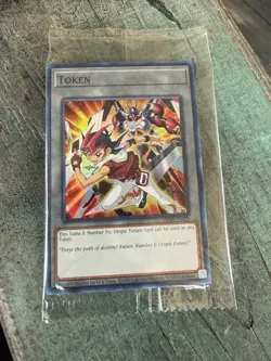 Yuma and Number Fo: Utopic Future token card Duelist's Advance - Image 1