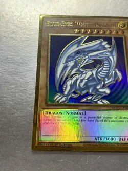 Blue-Eyes White Dragon | MAGO-EN001 | Premium Gold Rare | LP | 1st Ed | YuGiOh! - Image 3