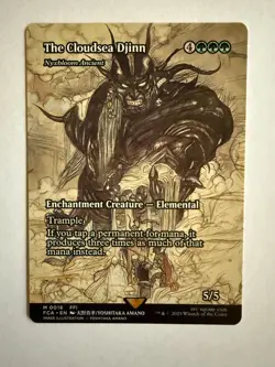 The Cloudsea Djinn Nyxbloom Ancient Final Fantasy MTG Non-Foil - NM - Image 1