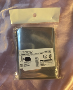 Proof The King of Fighters '98 Iori Yagami Card Sleeves *New/Sealed* - Image 2