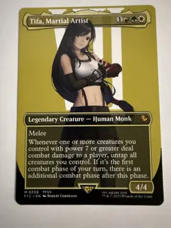 Tifa, Martial Artist (Borderless) Commander: Final Fantasy Regular NM - Image 1