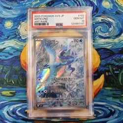 Articuno PSA 10 Graded Battle Partners sv9 AR 102/100 Japanese Pokemon Card - Image 1