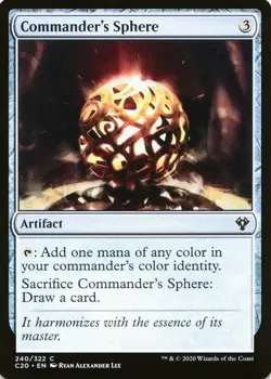 X 1 Commander's Sphere NM 240 Commander MTG Magic The Gathering - Image 1