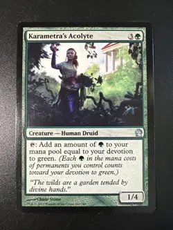 Karametra's Acolyte LP Theros ENGLISH 160/249 mtg - Image 1