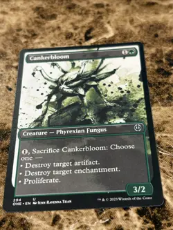 CANKERBLOOM Magic MTG Phyrexia: All Will Be One Showcase Compleat - Image 1