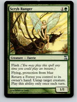 Magic the Gathering MP Scryb Ranger Time Spiral MTG Free Shipping! - Image 1