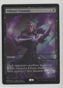 Liliana's Triumph (Full Art) Foil Magic: War of the Spark WAR #098 - Image 1