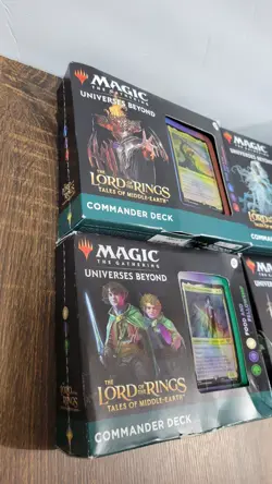 Magic the Gathering: LOTR : Tales of Middle-earth Commander Deck LOT Damaged Box - Image 5