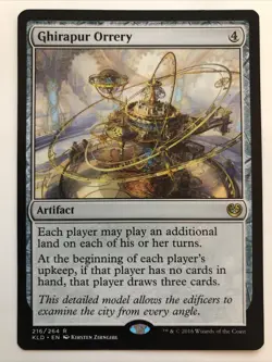 MTG Kaladesh Ghirapur Orrery 216/264 NM Rare - Image 1