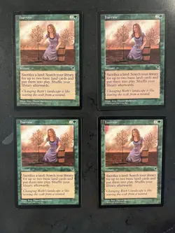 4x Harrow x4 - Tempest - MTG Magic - LP Playset - Image 1