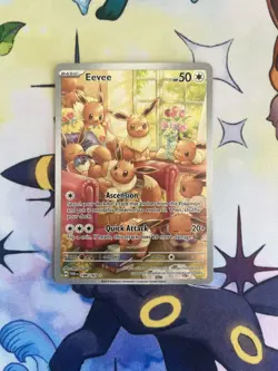 Eevee 188/167 Illustration Rare Twilight Masquerade Pokemon NM Pokemon Card - Image 1