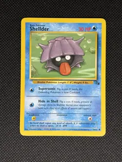Pokemon TCG SHELLDER 54/62 Fossil Set Unlimited WOTC - Image 1