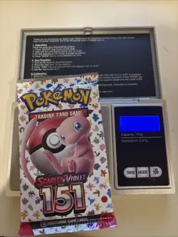 22.58g VERY HEAVY 151 Pokemon Sealed Booster Pack New DEMI GOD PACKU SIRU - Image 1