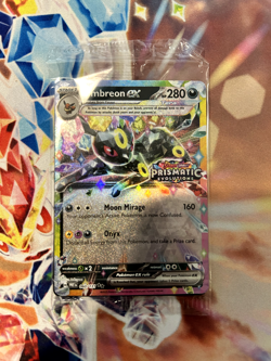 Pokemon TCG - Umbreon ex 060/131 Prismatic Evolutions Stamped Promo Sealed - Image 1