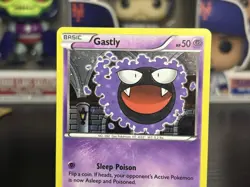 Pokemon TCG XY - Black Star Promo - Gastly #XY132 - Cosmos Promo Holo - Image 2