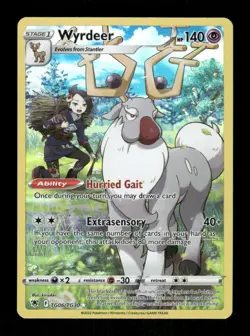 Pokemon Wyrdeer Ultra Rare SWSH10: Astral Radiance Trainer Gallery TG06/TG30 NM - Image 1