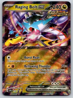 Raging Bolt ex - 145 SV: Scarlet & Violet Promo Cards NM Pokemon Card TCG - Image 1