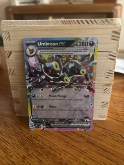 Pokemon TCG Umbreon EX 060/131 Double Rare Holo Card Prismatic Evolutions - Image 1