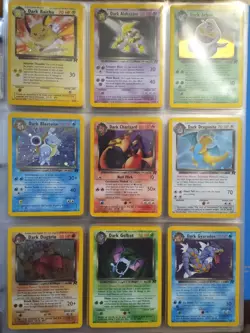 Pokemon Team Rocket 83/82 Complete Set - 13 1st Editions - MP Holo Charizard - Image 1