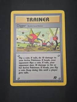 Digger (Rocket's Secret Machine) 75/82 Team Rocket Regular Pokemon TCG LP - Image 1