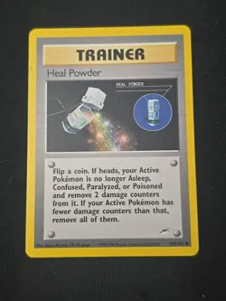 Heal Powder 104/105 Neo Destiny Regular WOTC Vintage Pokemon TCG Lightly Played - Image 1