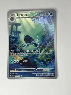Tirtouga 106/86 Illustration Rare Full Art Pokemon SV Black Bolt English Mint - Image 1