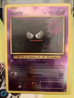 Pokemon TCG Gastly XY Evolutions 47/108 Reverse Holo Common NM - Image 1