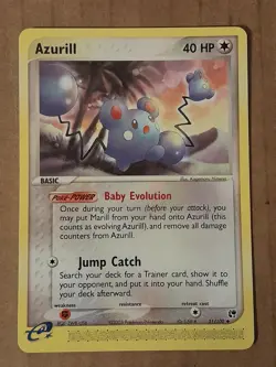 Pokemon Azurill 31/100 Ex Sandstorm E-Series NM See Pictures - Image 1