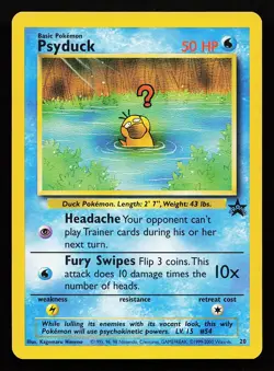Psyduck 20 WOTC Black Star Promo Pokemon Card - Image 1