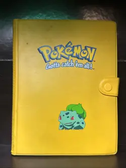 Vintage Pokemon Gotta Catch 'Em All! Bulbasaur Pokemon Empty Card Binder Used - Image 1