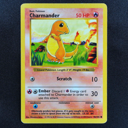 Pokemon Card Charmander 46/102 Nintendo HP50 Basic English F5294 - Image 2