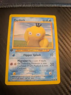 Psyduck 79/105 Common Neo Destiny Pokemon Lightly Played - Image 1