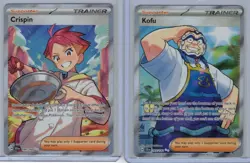 Pokemon TCG Trainers Lot Crispin Cyrano Lana’s Aid Kofu Full Art (6) - Image 3