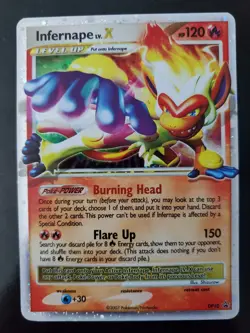 Infernape Lv.X DP10 Holo Black Star Promo Pokemon TCG Card Diamond and Pearl MP - Image 1