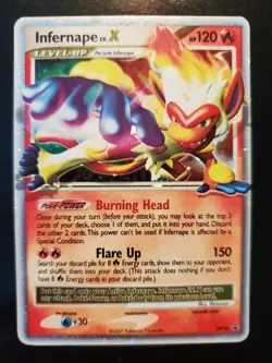 Infernape Lv.X DP10 Holo Black Star Promo Pokemon TCG Card Diamond and Pearl MP - Image 2
