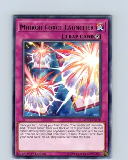 Yu-Gi-Oh TCG Mirror Force MP19-EN126 1st Edition Regular Rare Card NM - Image 1