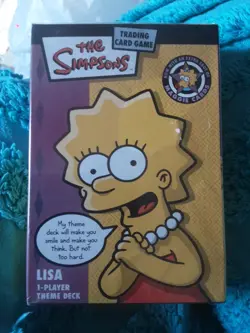 The Simpsons Trading Card Game Lisa Simpson Theme 1-player Deck 40 Cards 2003 - Image 1