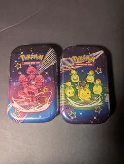 Paldean Fates Mini Tins 2- Sealed -Pokemon Cards - (2 Tins, 4 Packs) - Set #3 - Image 1