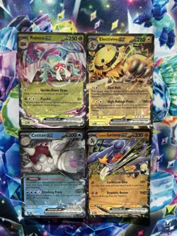 Pokemon TCG Destined Rivals EX X4 Cards Bundle NM Condition - Image 1