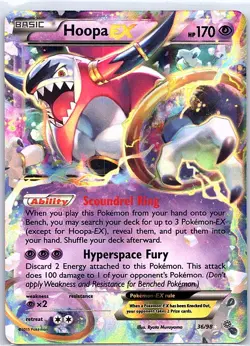 Hoopa EX 36/98 XY - Ancient Origins - Pokemon Card - NM - Image 1