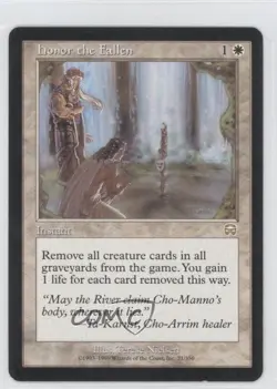 Honor the Fallen Magic: Mercadian Masques #21 1999 n1u - Image 1