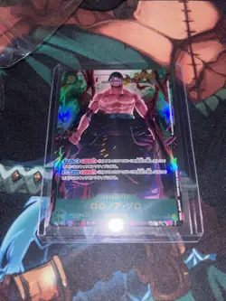 Roronoa Zoro (Parallel) OP06-118 SEC Wings of Captain ONE PIECE Card Game NM/M - Image 1