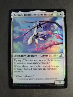 Momo, Rambunctious Rascal 0217 (Foil) Uncommon MTG Avatar Eternal - Image 1