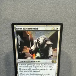 Rhox Faithmender Foil Played - M13 Magic MTG x1 - Image 4