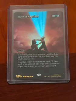 Force Of Negation Full Art Foil NM MTG Avatar the last Airbender - Image 1