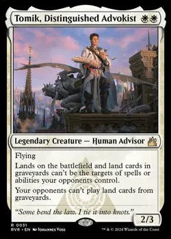 Tomik, Distinguished Advokist - Foil Light Play, English Magic the Gathering MTG - Image 1