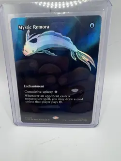 Mystic Remora (Borderless Foil) Mythic MTG Avatar Eternal 0016 Never Played - Image 1