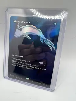 Mystic Remora (Borderless Foil) Mythic MTG Avatar Eternal 0016 Never Played - Image 2